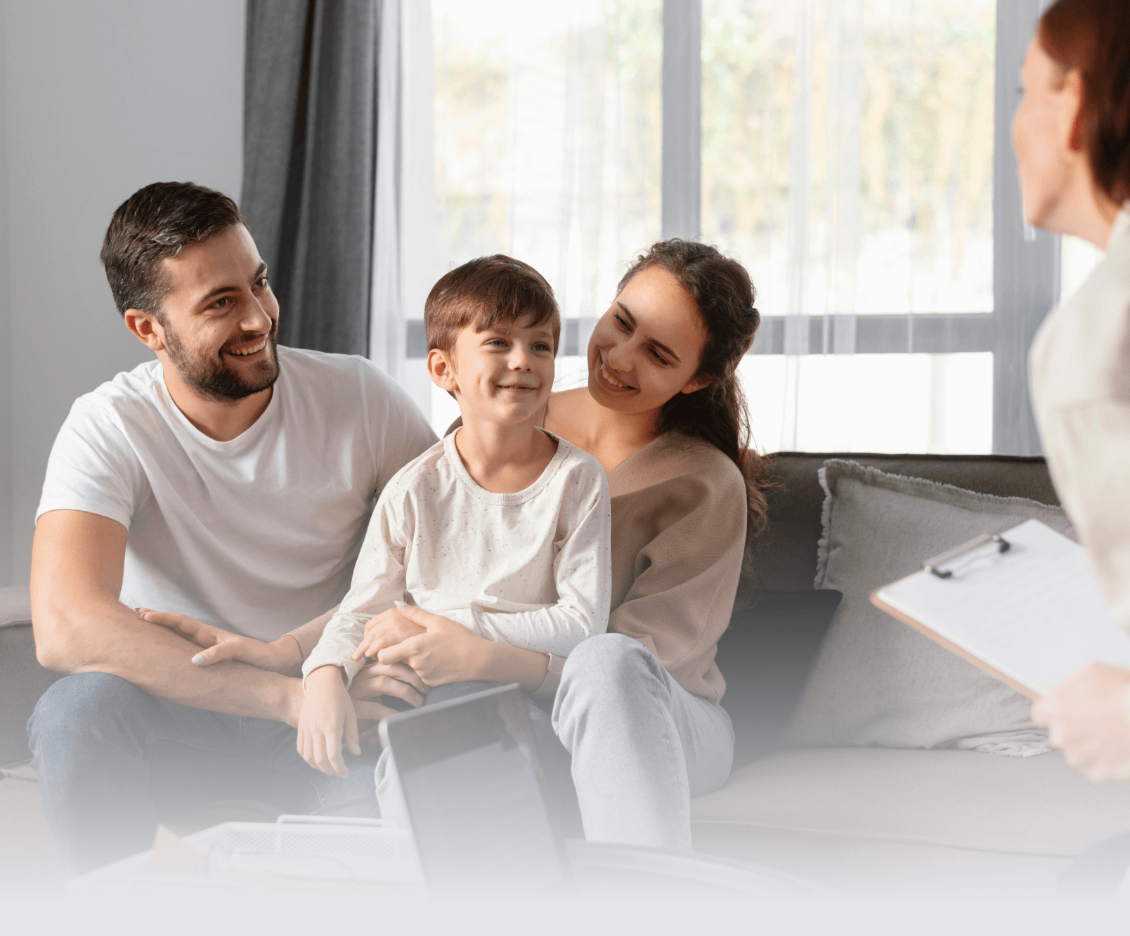 Speech therapy session with a child